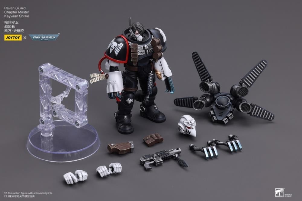 Raven Guard - Chapter Master Kayvaan Shrike - Joy Toy (Warhammer 40K) action figure collectible - Main Image 4