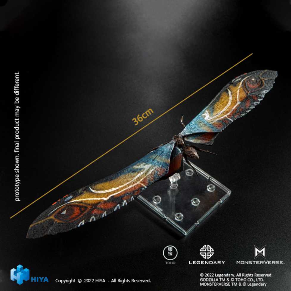 Hiya Toys Mothra (2019) - HIYA Toys (Godzilla) action figure collectible [Barcode 6957534202223] - Main Image 3