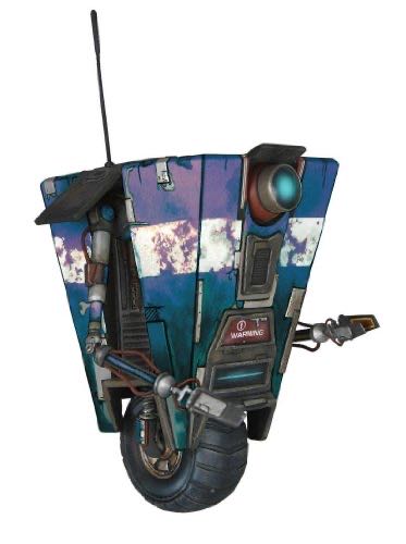 Claptrap Borderlands Blu14 Deluxe Limited Edition Action Figure Neca  action figure collectible [Barcode 634482445891] - Main Image 1