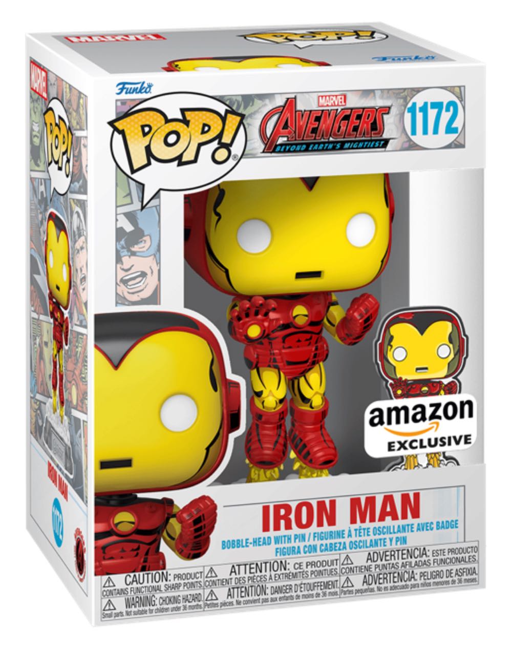 Avengers: Iron Man (Avengers Beyond Earth’s Mightiest) #1172 - Funko (Avengers Beyond Earth’s Mightiest) action figure collectible [Barcode 889698690607] - Main Image 2