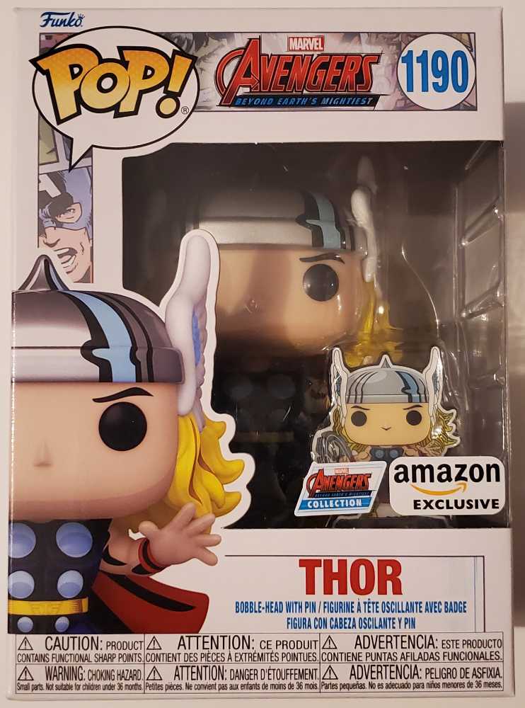 Avengers: Thor (Avengers Beyond Earth’s Mightiest) #1190 - Funko (Avengers Beyond Earth’s Mightiest) action figure collectible [Barcode 889698690614] - Main Image 2