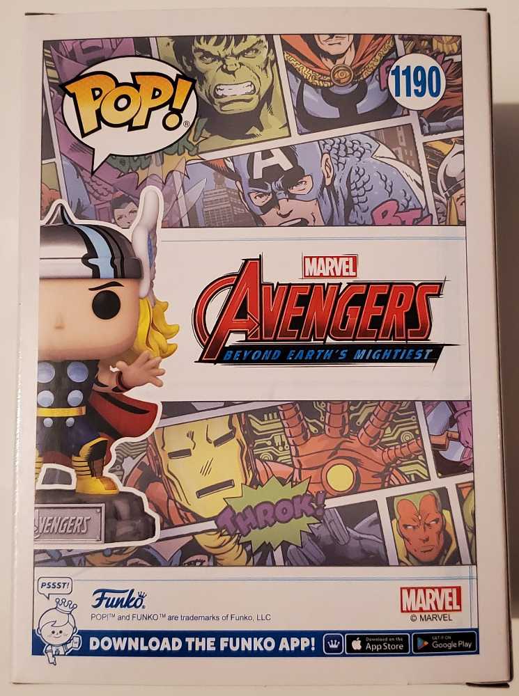Avengers: Thor (Avengers Beyond Earth’s Mightiest) #1190 - Funko (Avengers Beyond Earth’s Mightiest) action figure collectible [Barcode 889698690614] - Main Image 4