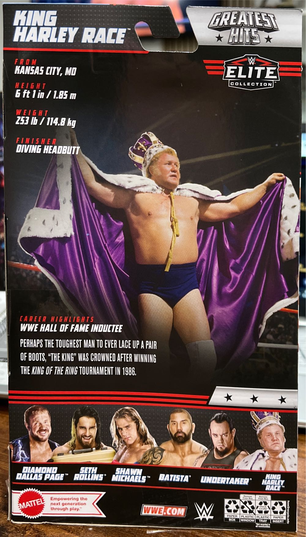 Harley Race - Mattel Wwe (WWE) action figure collectible - Main Image 2