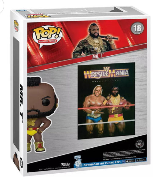 Mr. T Funko Pop! #18 - Funko Pop! Wwe (Funko) action figure collectible [Barcode 889698711425] - Main Image 2