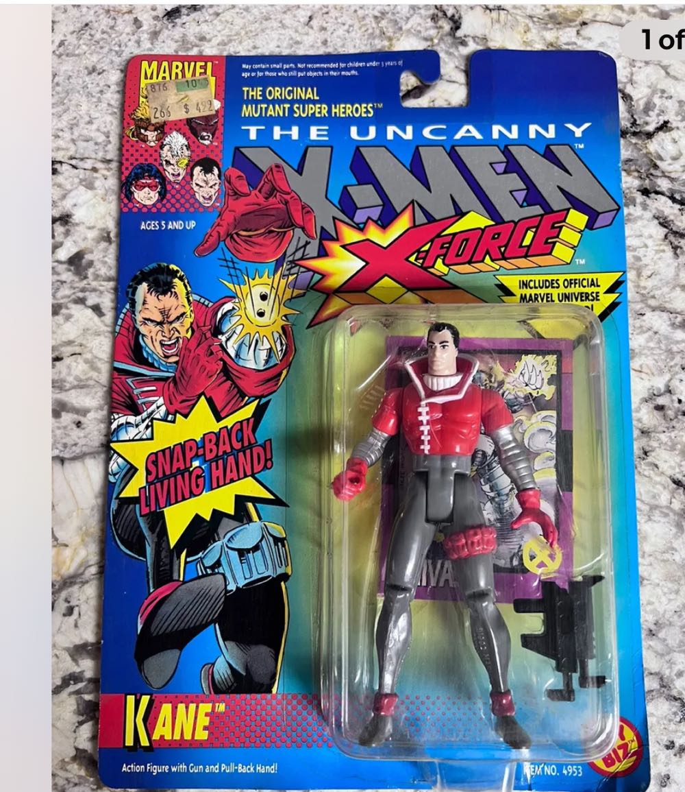 Kane Toy Biz Blue Rare Varaiant   action figure collectible - Main Image 2