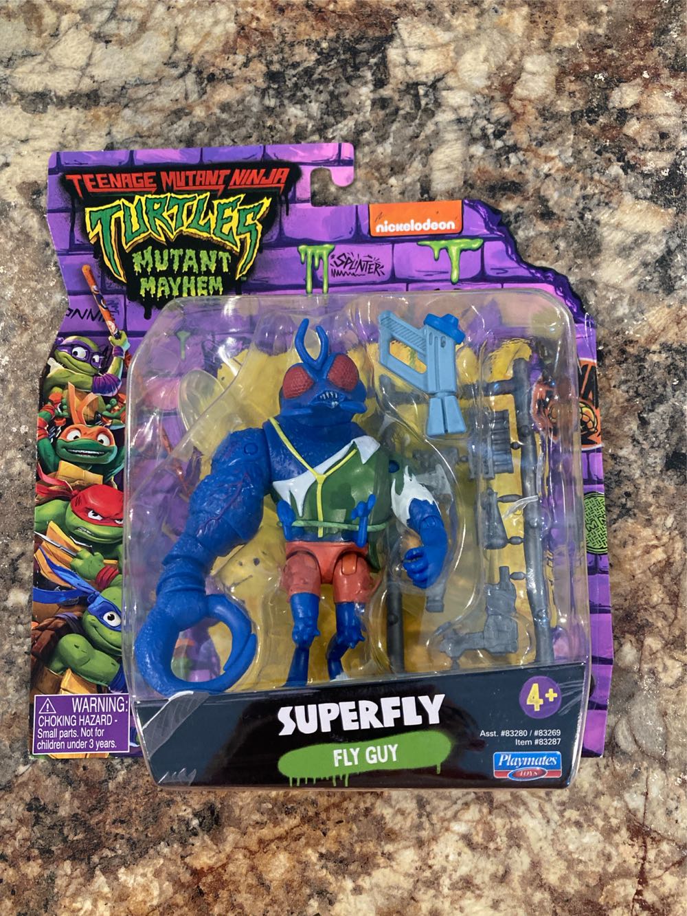 Superfly - Playmates -Mutant Mayhem (Teenage Mutant Ninja Turtles: Mutant Mayhem) action figure collectible [Barcode 043377832874] - Main Image 2