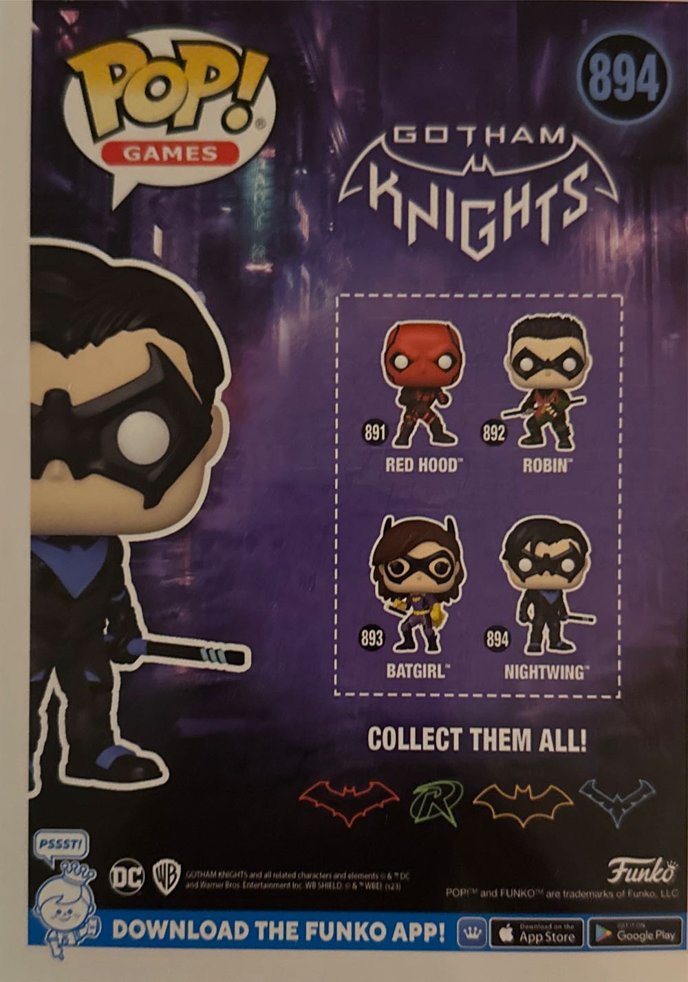 Funko Pop! Games: Gotham Knights Nightwing - Funko action figure collectible [Barcode 889698574228] - Main Image 2