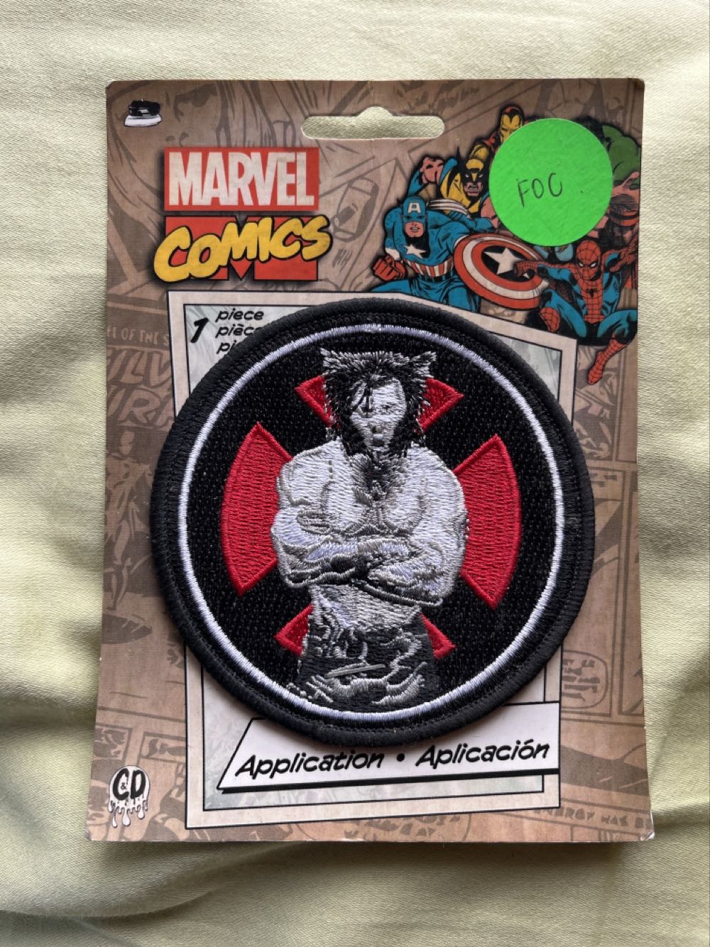 Official Marvel Universe Comics Amazing Spiderman Spidey Iron On Applique Patch  action figure collectible [Barcode 644256277047] - Main Image 2
