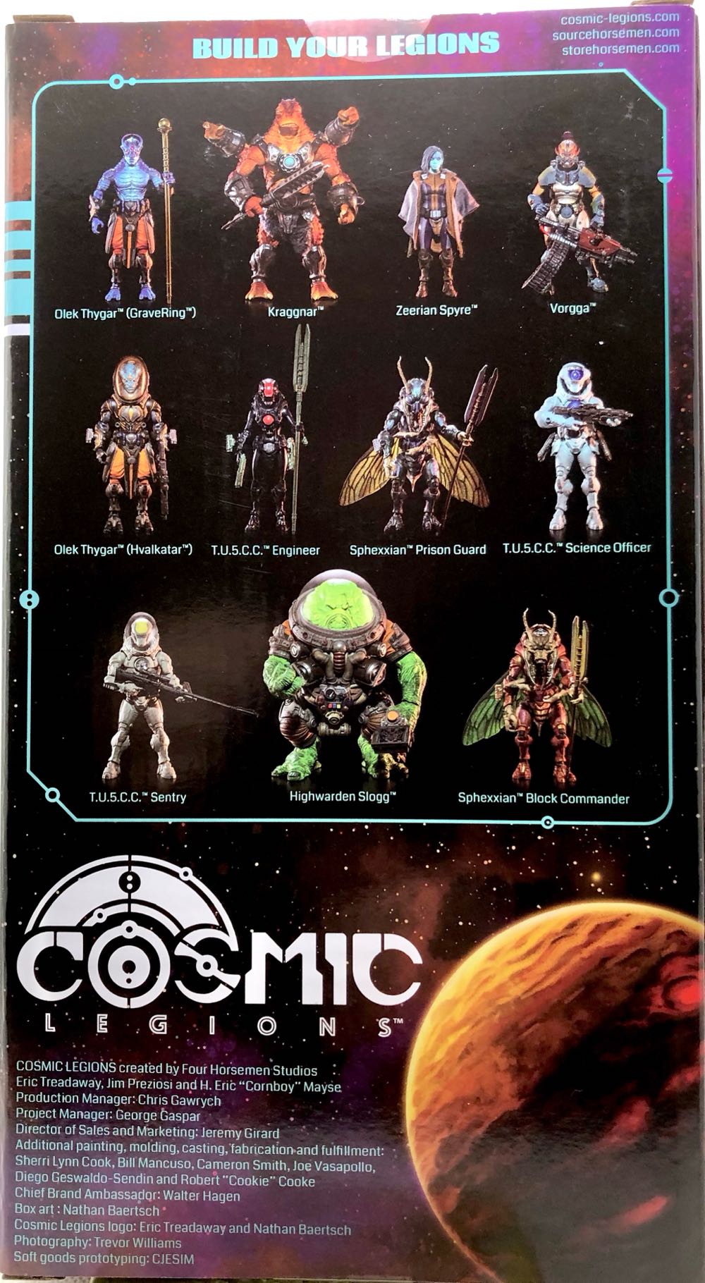Sphexxian (Block Commander) - Four Horsemen (Cosmic Legions) (Cosmic Legions) action figure collectible - Main Image 2