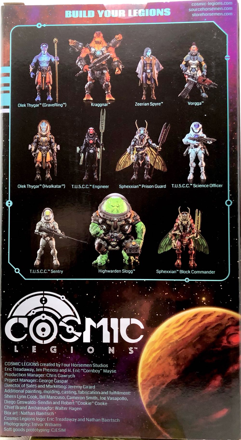Olek Thygar (Hvalkar) - Four Horsemen (Cosmic Legions) (Cosmic Legions) action figure collectible - Main Image 2