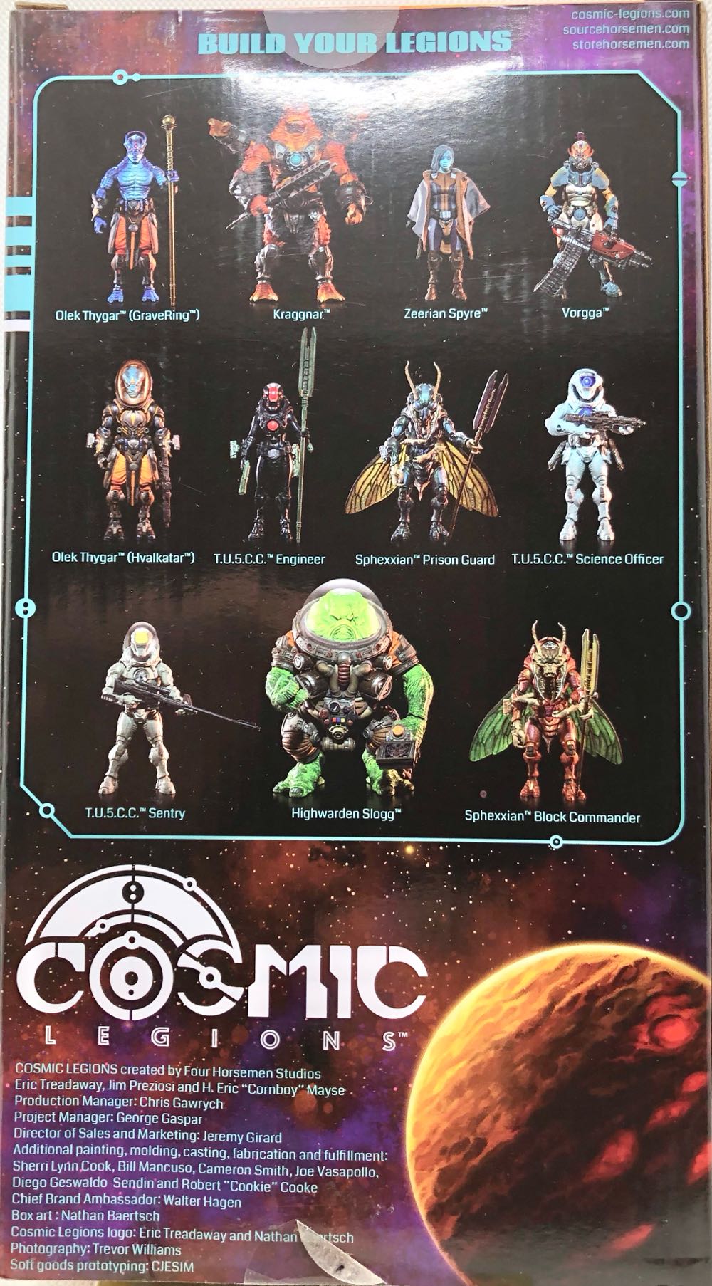 T.U.5.C.C. Engineer  - Four Horsemen (Cosmic Legions) (Cosmic Legions) action figure collectible - Main Image 2