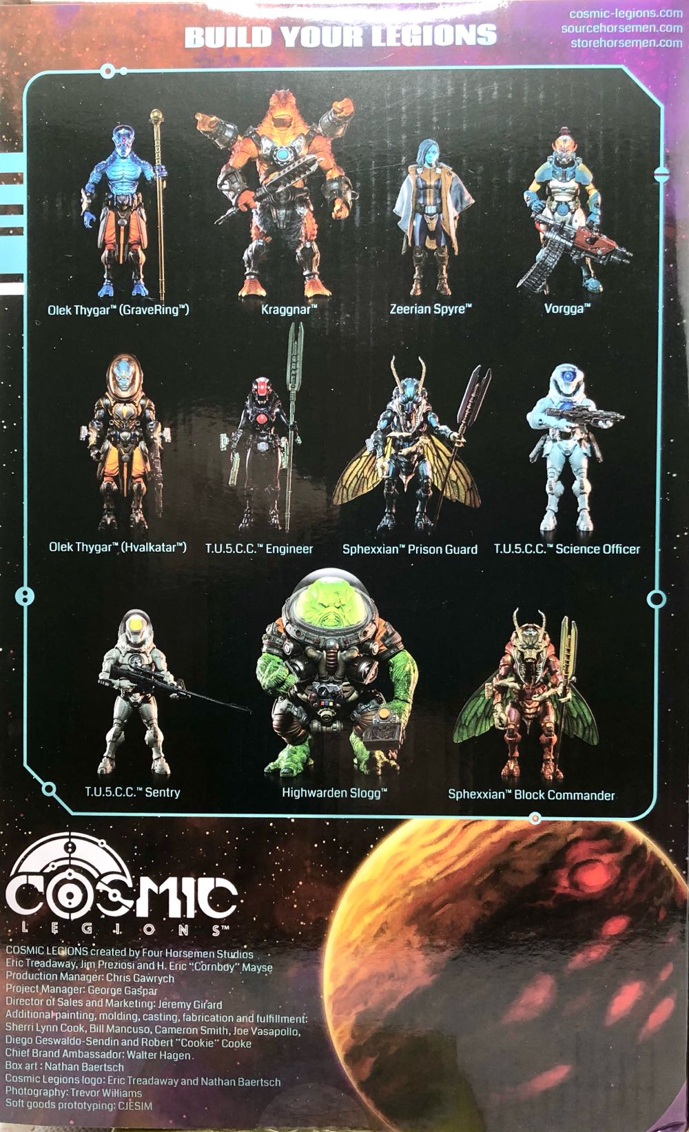 Kraggnar  - Four Horsemen (Cosmic Legions) (Cosmic Legions) action figure collectible - Main Image 2