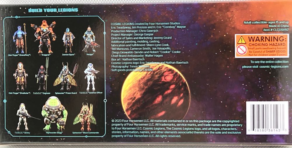 (A) Heroes Hands Pack - Four Horsemen (Cosmic Legions) (Cosmic Legions) action figure collectible - Main Image 2