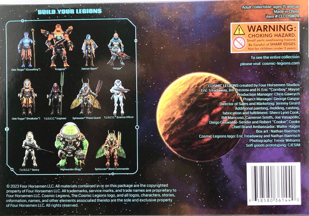 (A) Hvalkatar Weapons Pack - Four Horsemen (Cosmic Legions) (Cosmic Legions) action figure collectible - Main Image 2