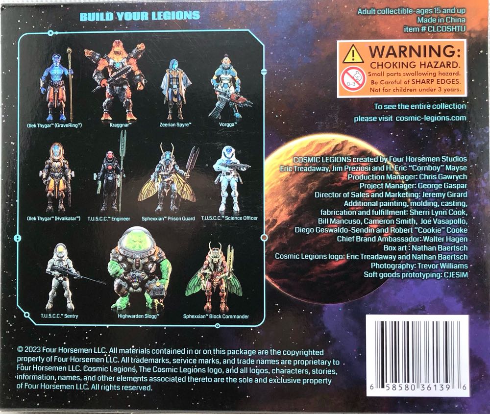 T.U.5.C.C. Hands Pack - Four Horsemen (Cosmic Legions) (Cosmic Legions) action figure collectible - Main Image 2