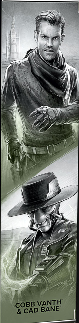 Cobb Vanth & Cad Bane (2-pack) - Hasbro (Star Wars: The Book Of Boba Fett) action figure collectible [Barcode 5010996107282] - Main Image 3