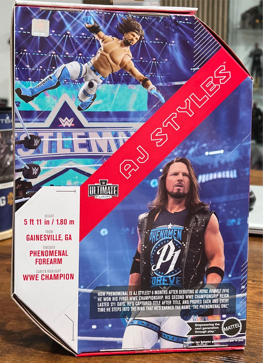 AJ Styles - Mattel Wwe (WWE) action figure collectible - Main Image 2