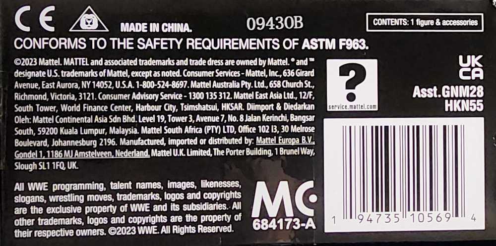 Roman Reigns - Mattel (WWE) (WWE Top Picks Elite Collection) action figure collectible [Barcode 194735105694] - Main Image 4