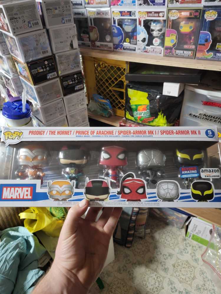 Marvel Prodigy/ The Hornet/ Prince Of Archine/ Spider-armor Mk 1/ Spider-armor II  action figure collectible - Main Image 1