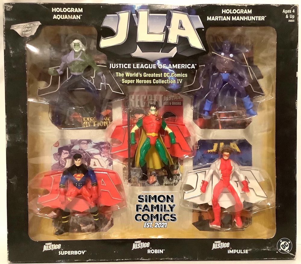 Aquaman [Hologram] - Kenner (Justice League America (JLA)) action figure collectible - Main Image 2