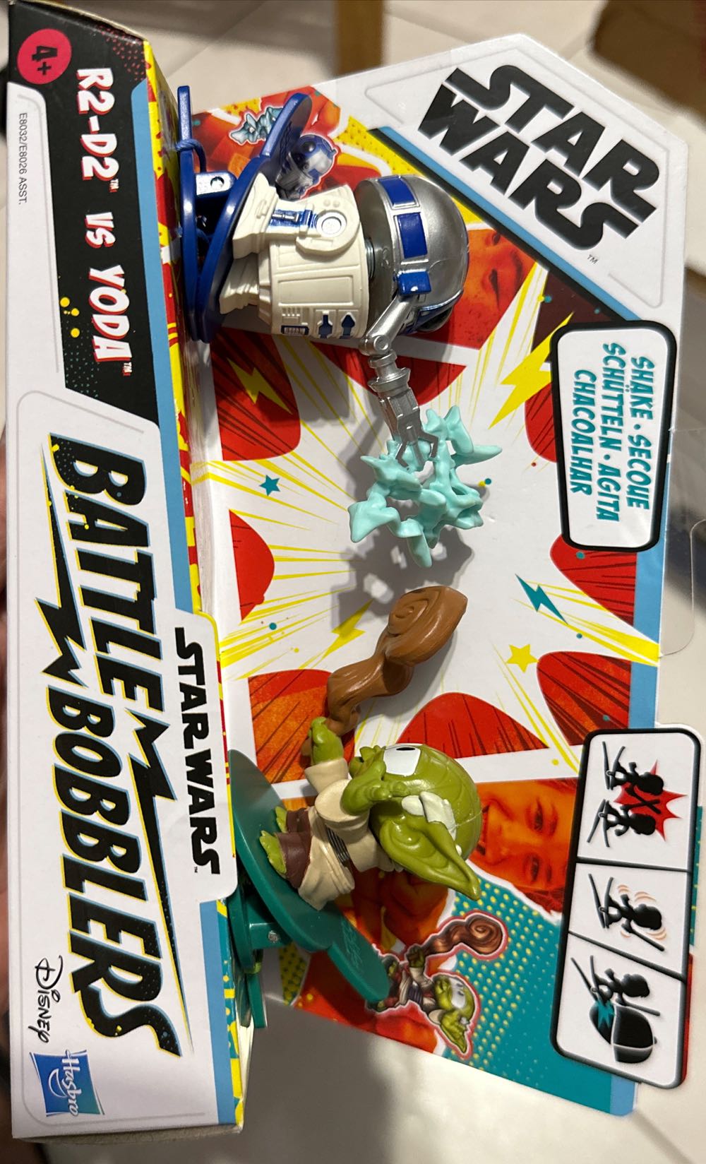 Star Wars Battle Bobblers R2-d2 Vs Yoda Clippable Battling Action Figure 2-pack Bobbling  action figure collectible [Barcode 5010993672691] - Main Image 2