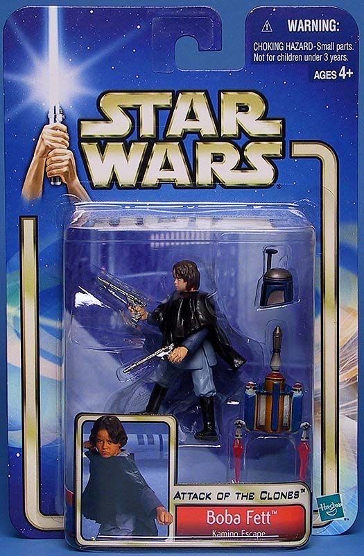 Star Wars: Boba Fett (Kamino Escape) (II-07) - Hasbro (Star Wars: Episode II: Attack of the Clones) action figure collectible - Main Image 2