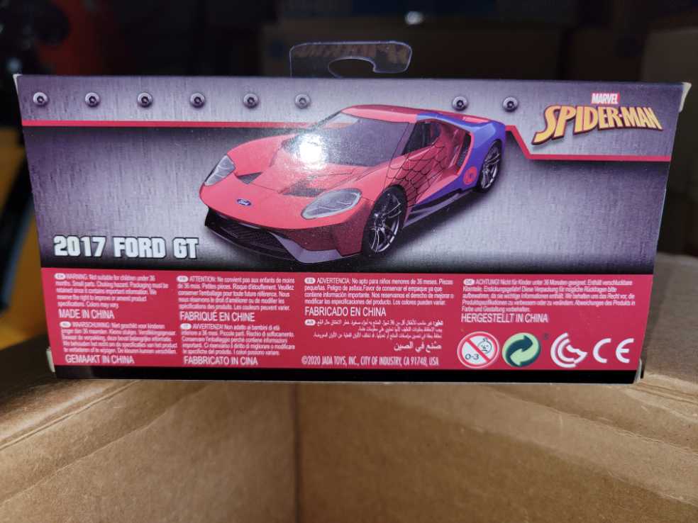 Jada Marvel Spiderman 2017 Ford GT - JADA TOYS, Inc. action figure collectible [Barcode 801310240786] - Main Image 3