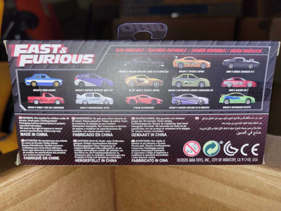 Jada Die Cast Fast And Furious Dom’s Dodge Charger R/T - JADA TOYS, Inc. action figure collectible [Barcode 801310240755] - Main Image 3