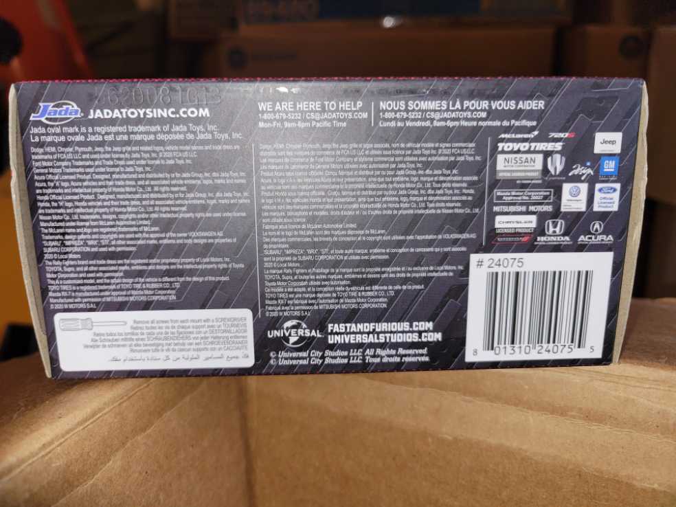 Jada Die Cast Fast And Furious 2020 Jeep Gladiator  - JADA TOYS, Inc. action figure collectible [Barcode 801310240755] - Main Image 2