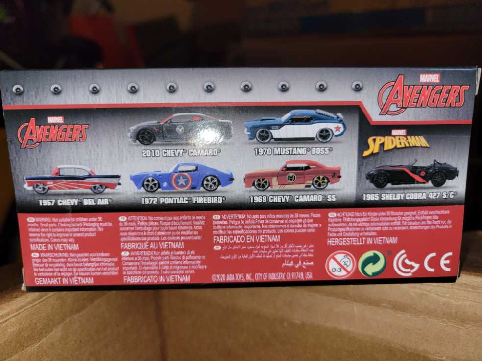 Jada Marvel Avengers 1972 Pontiac Firebird  - JADA TOYS, Inc. action figure collectible [Barcode 801310240786] - Main Image 3