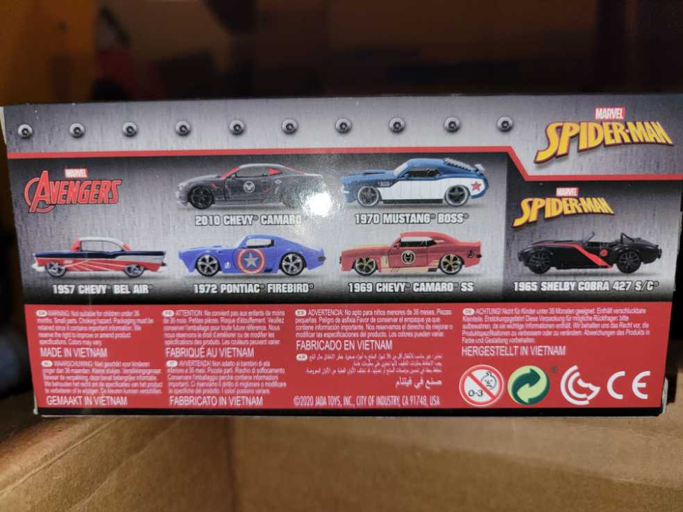 Jada Marvel Spider-Man 1965 Shelby Cobra 427 S/C - JADA TOYS, Inc. action figure collectible [Barcode 801310240786] - Main Image 3