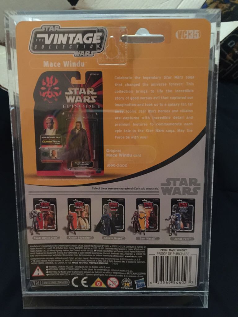 Star Wars Attack Of The Clones Mace Windu  action figure collectible - Main Image 2