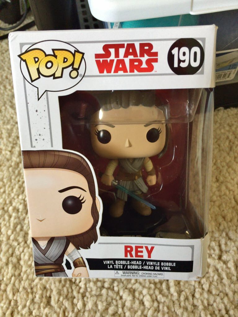 Star Wars Funko Pop #190 - Rey  action figure collectible - Main Image 1