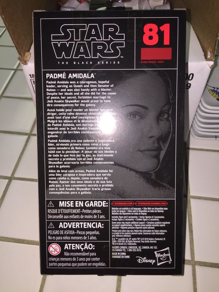 Star Wars Black Series Padme Amidala  action figure collectible - Main Image 2
