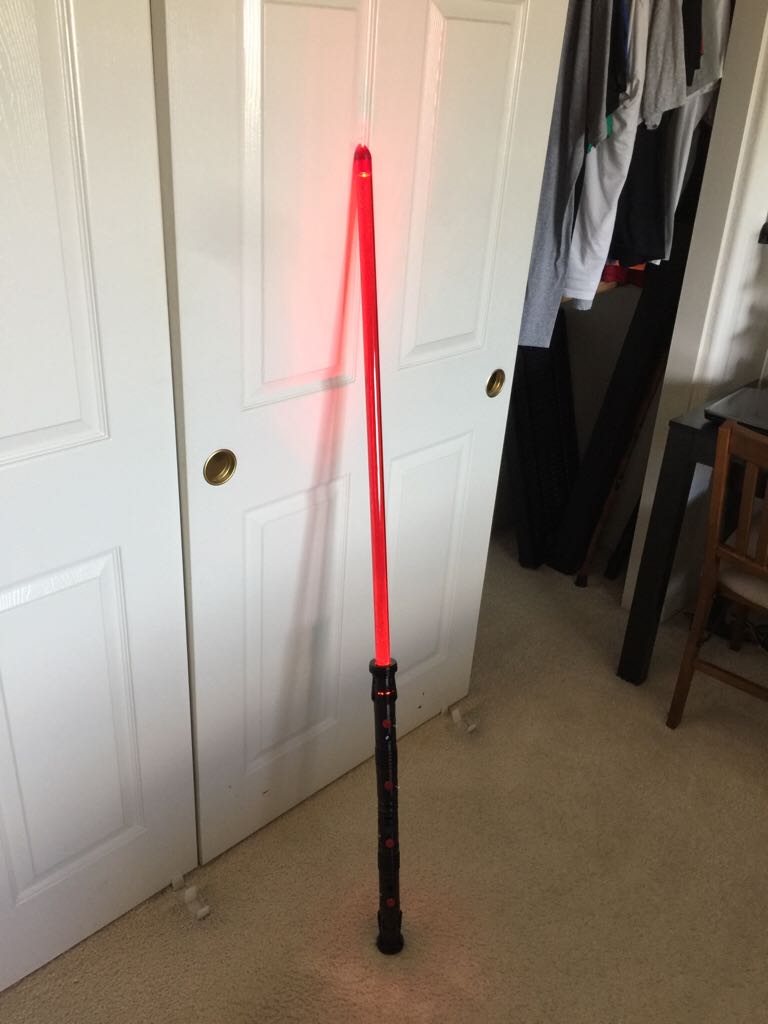 Star Wars Ultrasabers Dark Menace Staff With Single Blade Extended/ Darth Maul’s Training Staff With Single Blade Extended  action figure collectible - Main Image 2