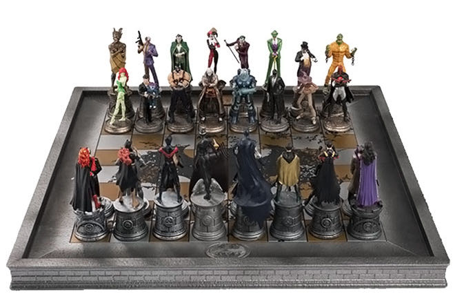 Batman Chess Set - Eaglemoss DC Hero Collection (Chess Set) action figure collectible - Main Image 3