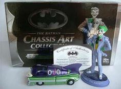 The Batman Chassis Art Collection 1950 Jokermobile  action figure collectible [Barcode 807903773662] - Main Image 1