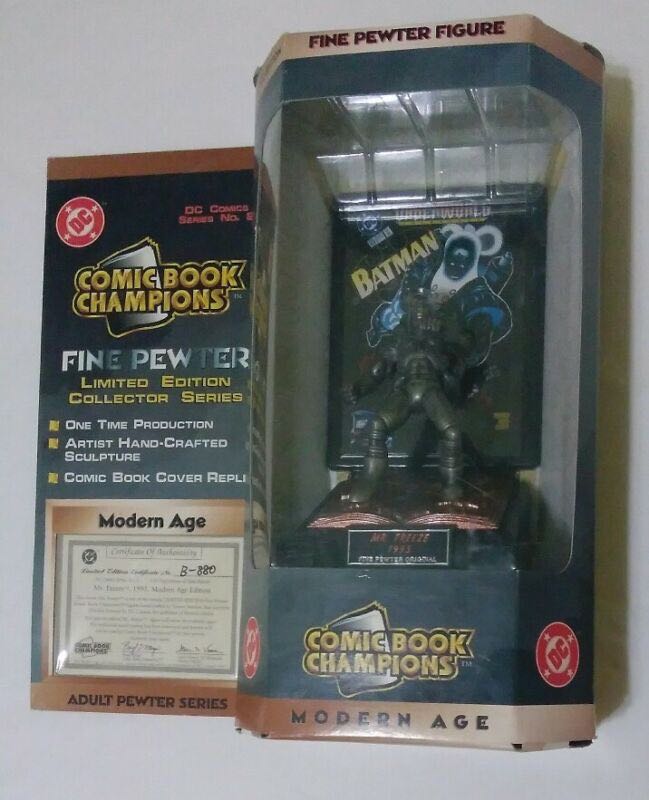 DC Comic Book Champions Mr Freeze 1995 Modern Age Edition  action figure collectible - Main Image 1