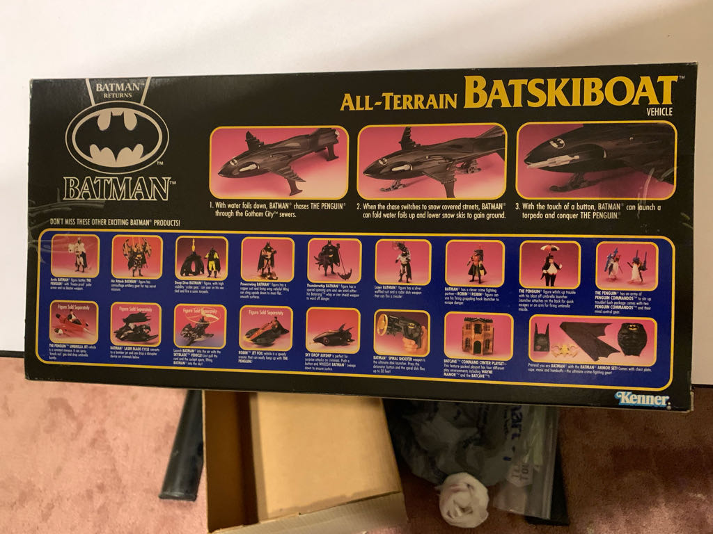 Batman Returns All-Terrain Batskiboat - Kenner (Batman Returns (1989)) action figure collectible [Barcode 076281639208] - Main Image 2