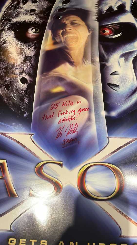 Jason X Signed 27x40 2-Sided Poster  (Horror) action figure collectible - Main Image 2