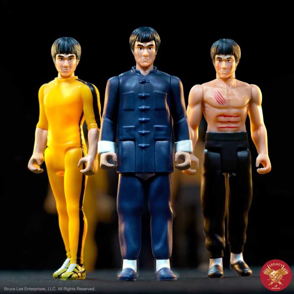 Super7 Bruce Lee The Warrior 3.75 In Reaction Figure - Super7 (Bruce Lee) action figure collectible [Barcode 840049819467] - Main Image 3