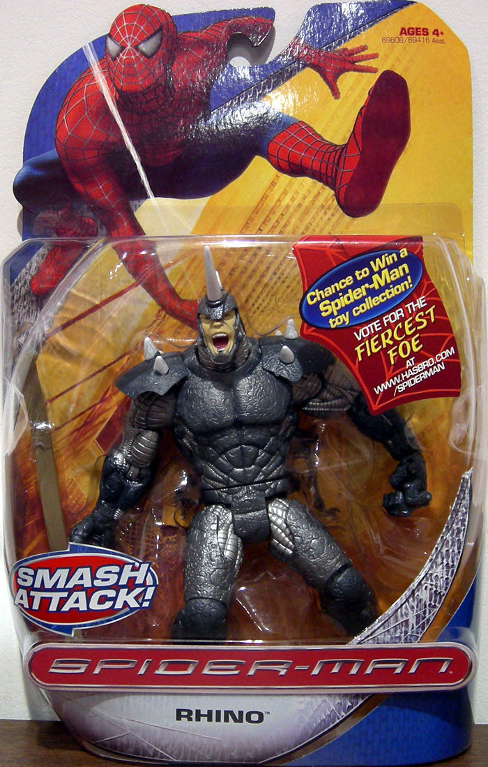 Rhino [Smash Attack] - Hasbro (Spider-Man - Trilogy Series) action figure collectible - Main Image 2