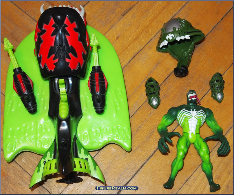 Venom [Water Viper - Green Fade] - Toy Biz (Spider-Man - Web Splashers) action figure collectible - Main Image 3