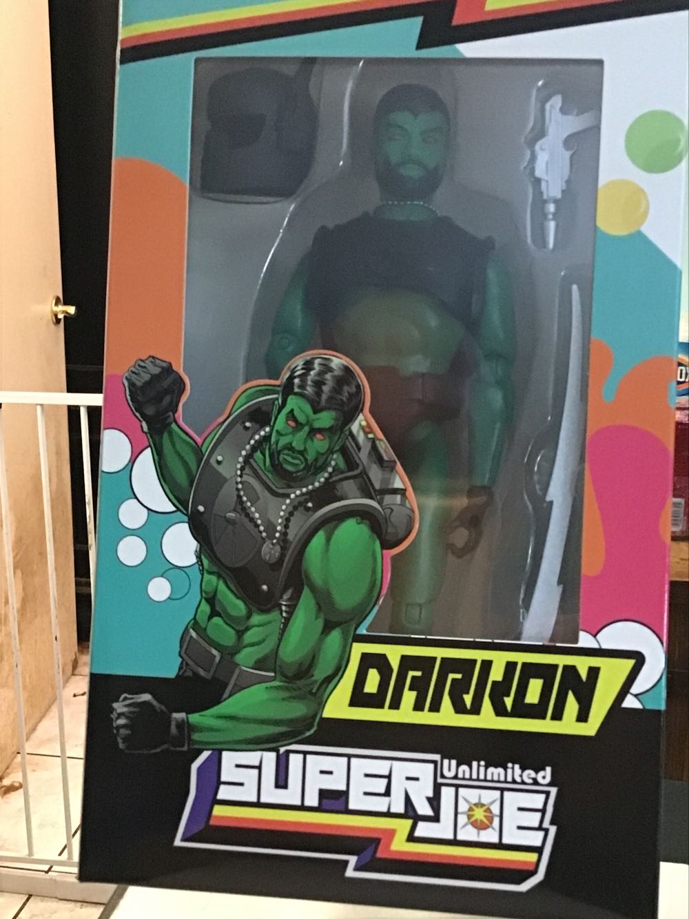 GI-Joe Super Joe Darkon - White Elephant Toyz action figure collectible - Main Image 1