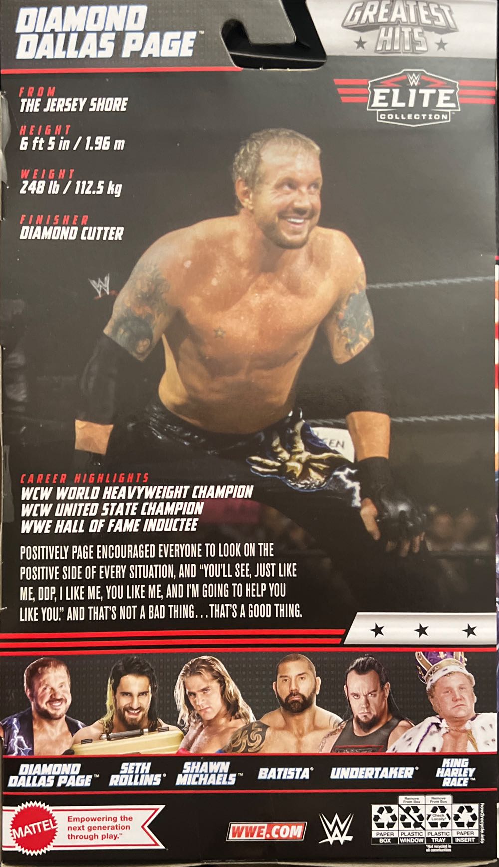 Diamond Dallas Page - Mattel (Mattel Elite Collection Greatest Hits) action figure collectible [Barcode 194735155545] - Main Image 2