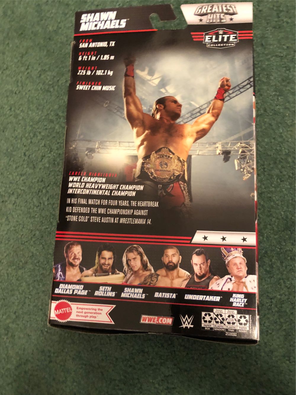 Shawn Michaels - Mattel - WWE (Shawn Michaels) action figure collectible [Barcode 194735155521] - Main Image 2