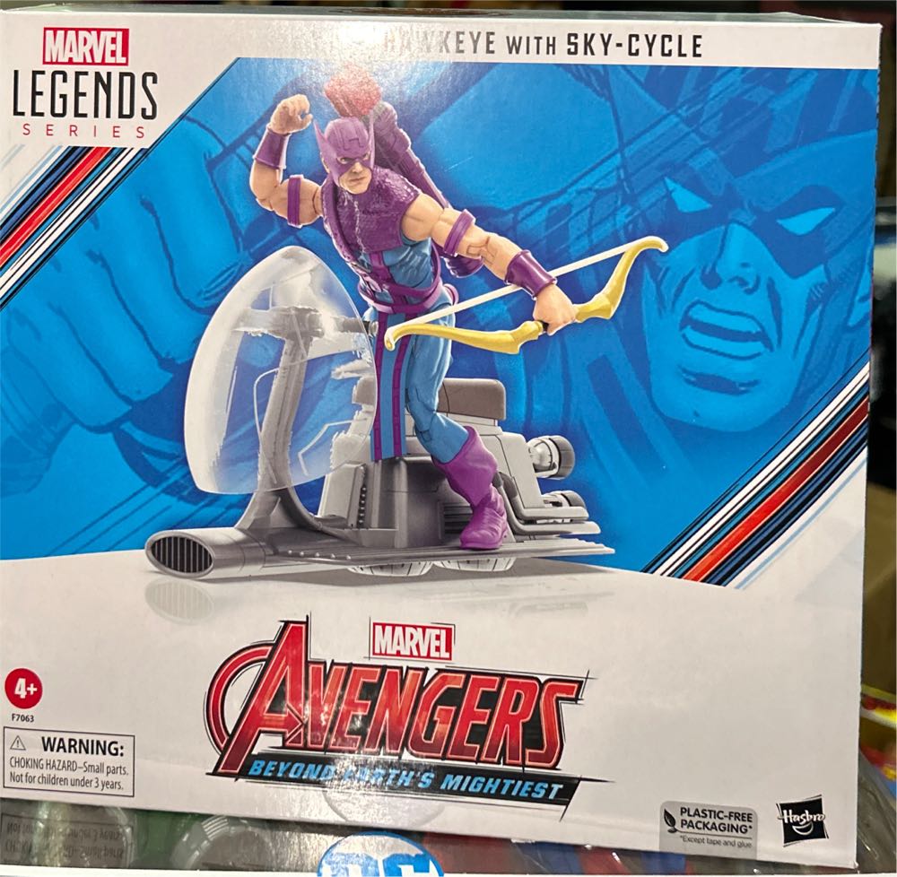 Hawkeye with Sky-Cycle Marvel Legends - Hasbro (Marvel Legends) action figure collectible [Barcode 5010996142665] - Main Image 2