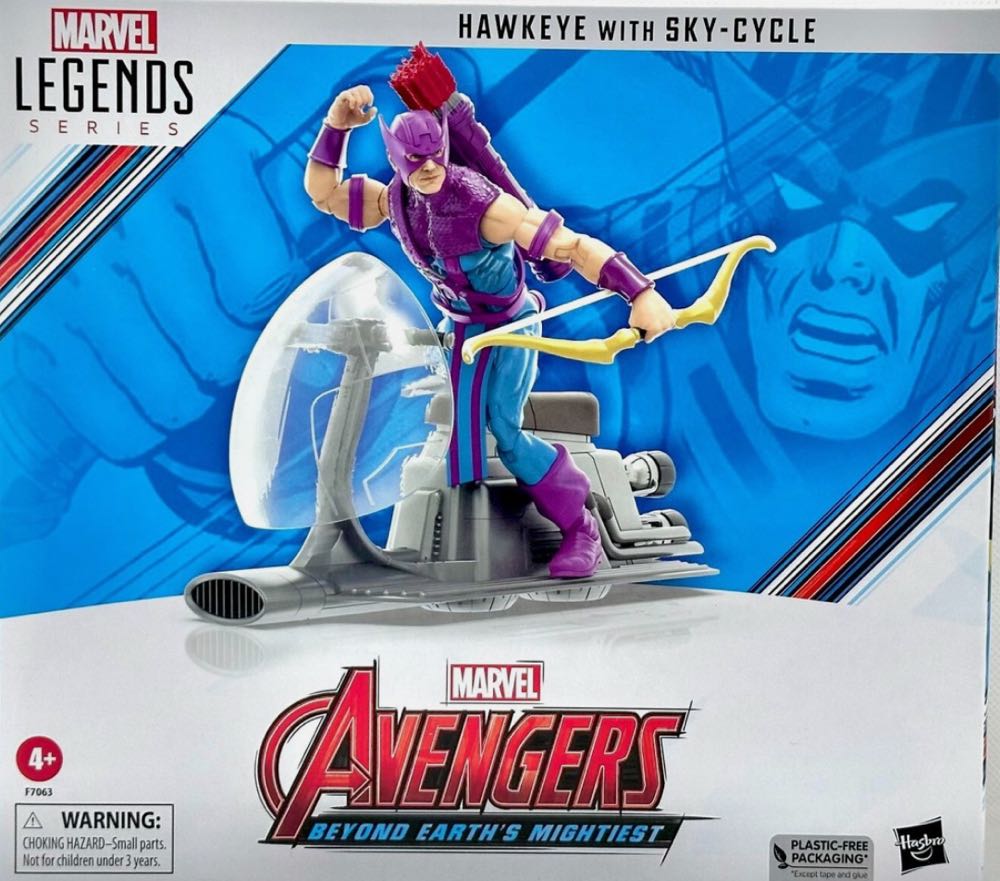 Hawkeye with Sky-Cycle Marvel Legends - Hasbro (Marvel Legends) action figure collectible [Barcode 5010996142665] - Main Image 6