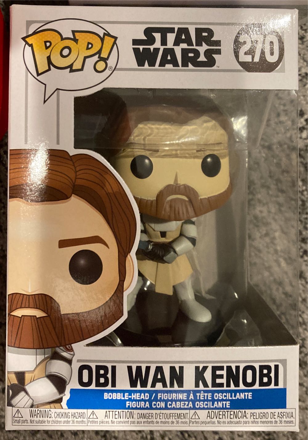 #270 Obi-Wan Kenobi  (Funko Pop!) action figure collectible [Barcode 889698317962] - Main Image 1