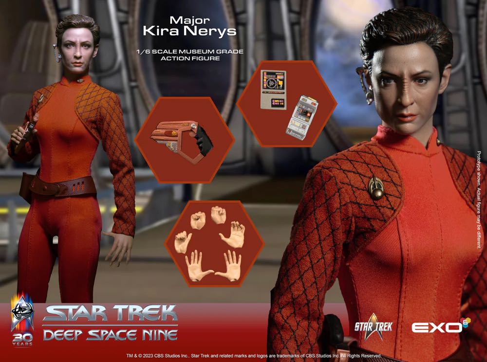 EXO-6 Star Trek Deep Space Nine Major Kira Nerys - EXO-6 (Major Kira Nerys) action figure collectible - Main Image 2